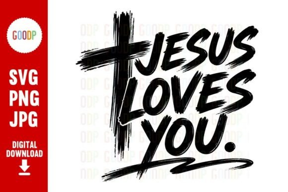 A Design Review: Jesus Loves You SVG for Branding & Graphics