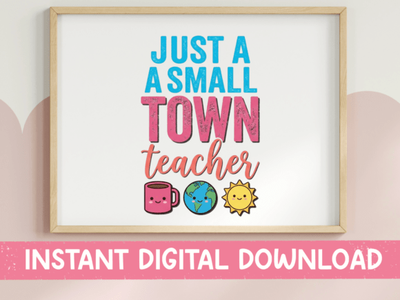 A Designer's Review of Small Town Teacher SVG Graphics for T-Shirt Designs