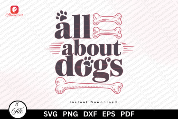 A Playful Dog Graphic For Casual Branding