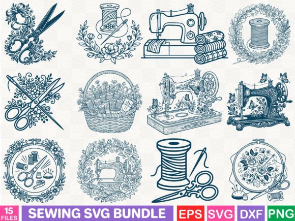 A Sewing SVG Bundle for Crafters & Handmade Businesses