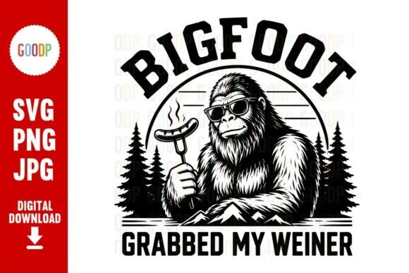 Evaluating a Bigfoot BBQ Sausage SVG Graphic for Branding