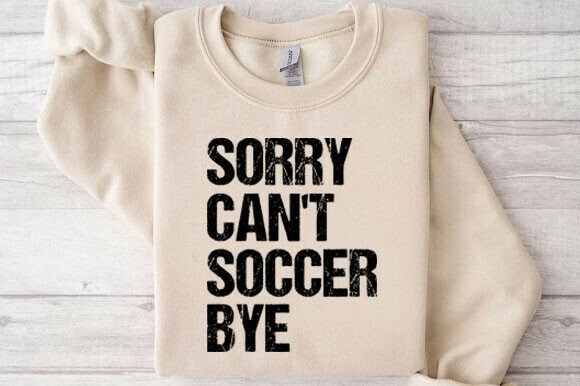 Funny Soccer Bye SVG Graphics for T-Shirt Designers & Publishers