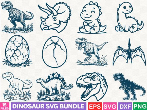 How a Dinosaur Graphics Bundle Elevates Editorial Design