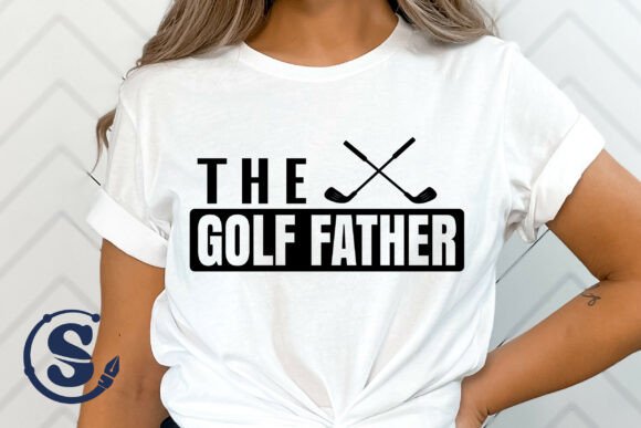 The Golf Father SVG: Graphics for Funny Golf T-Shirt Designs